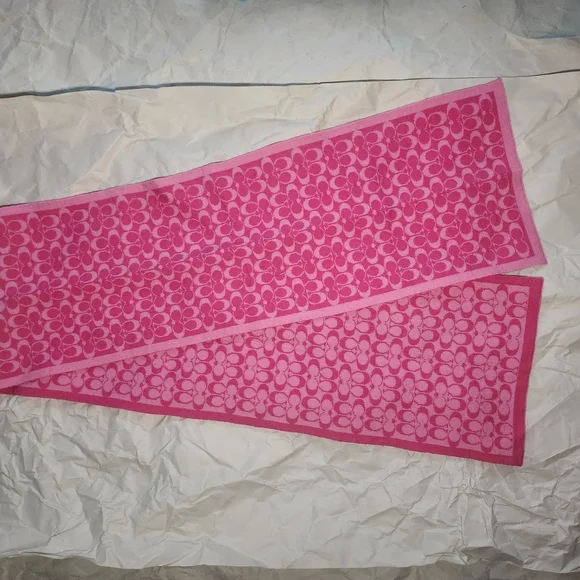 Pink Patterned Scarf - Picture 3 of 6